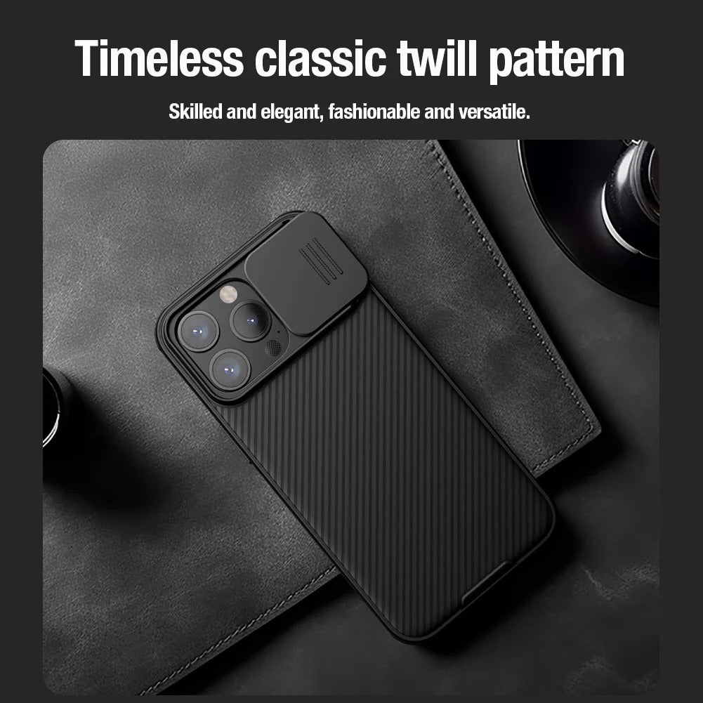 Rugged iPhone CamShield Pro Magnetic Case — Sliding Camera Protection, Tough TPU+PC Shell, Durable Shockproof Cover