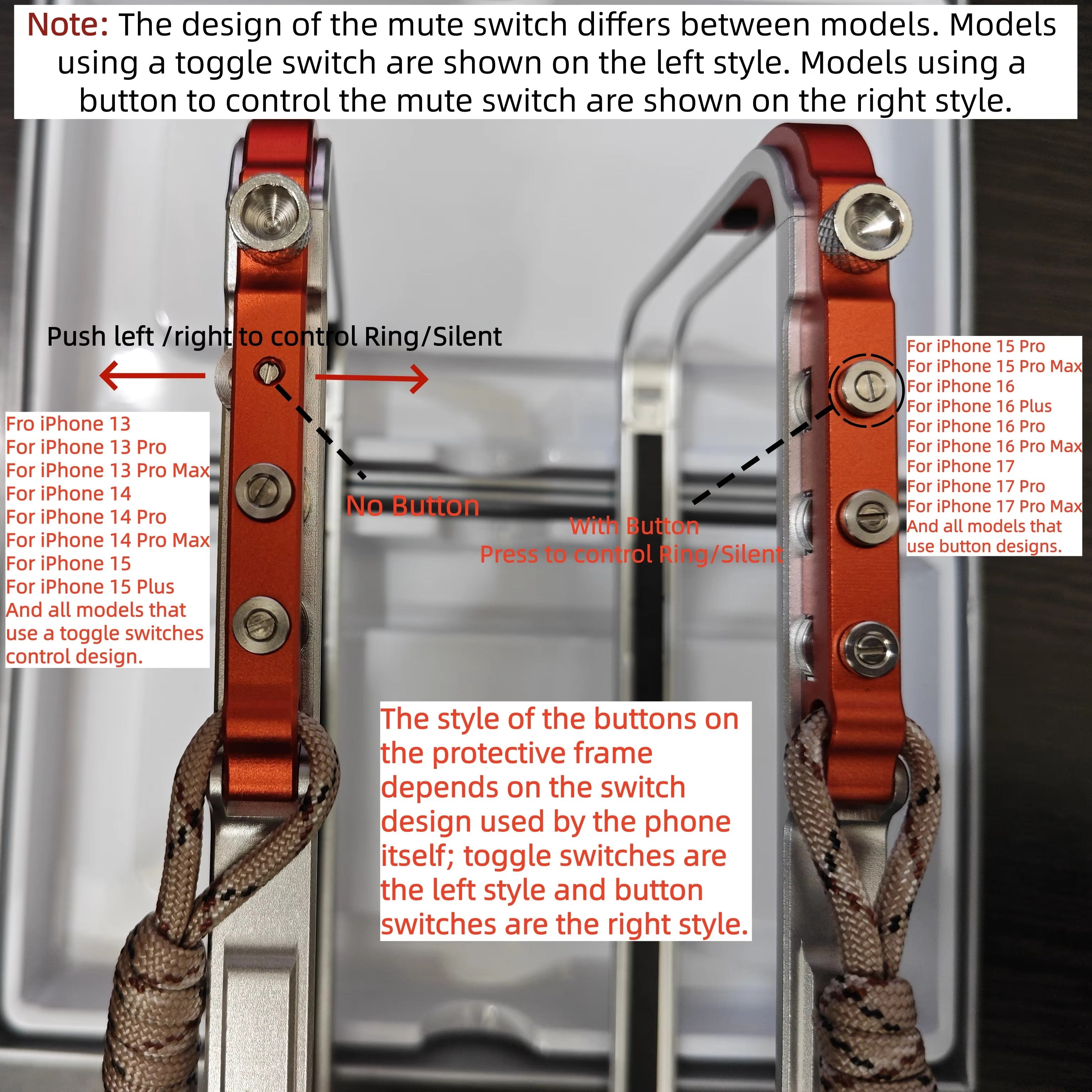 Rugged iPhone Case — Full-Metal Mechanical Mecha Cover with Military-Grade Shockproof Aluminum Design, Lightweight Drop-Proof Protection and Lanyard Support