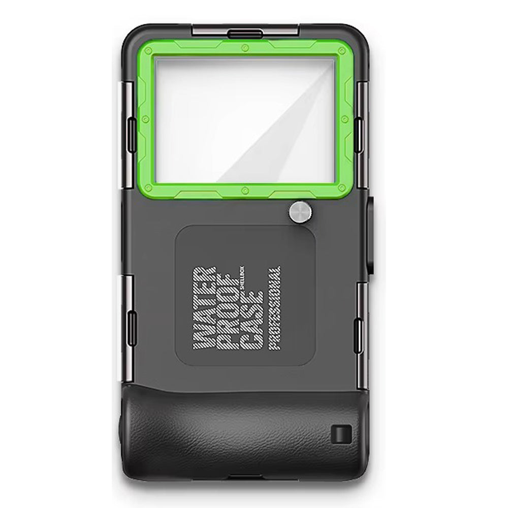 Rugged iPhone Case — IP68 Waterproof 15m/50ft Diving Pouch with Shockproof PC+TPU Seal, Anti-Scratch Protection and Lanyard for Underwater Photography