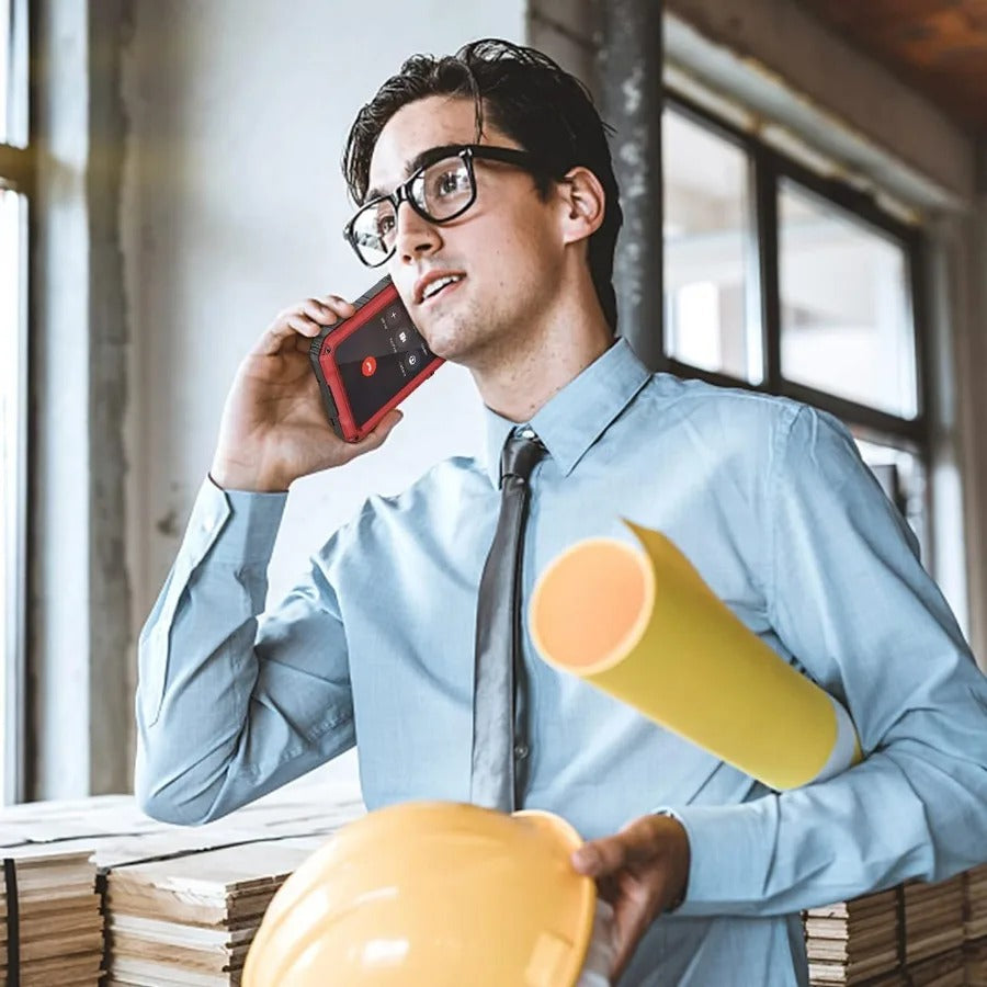 Rugged iPhone Case — IP68 Waterproof Metal Armor Cover with Full-Body Shockproof Protection, Screen Guard, Dustproof Heavy-Duty Design