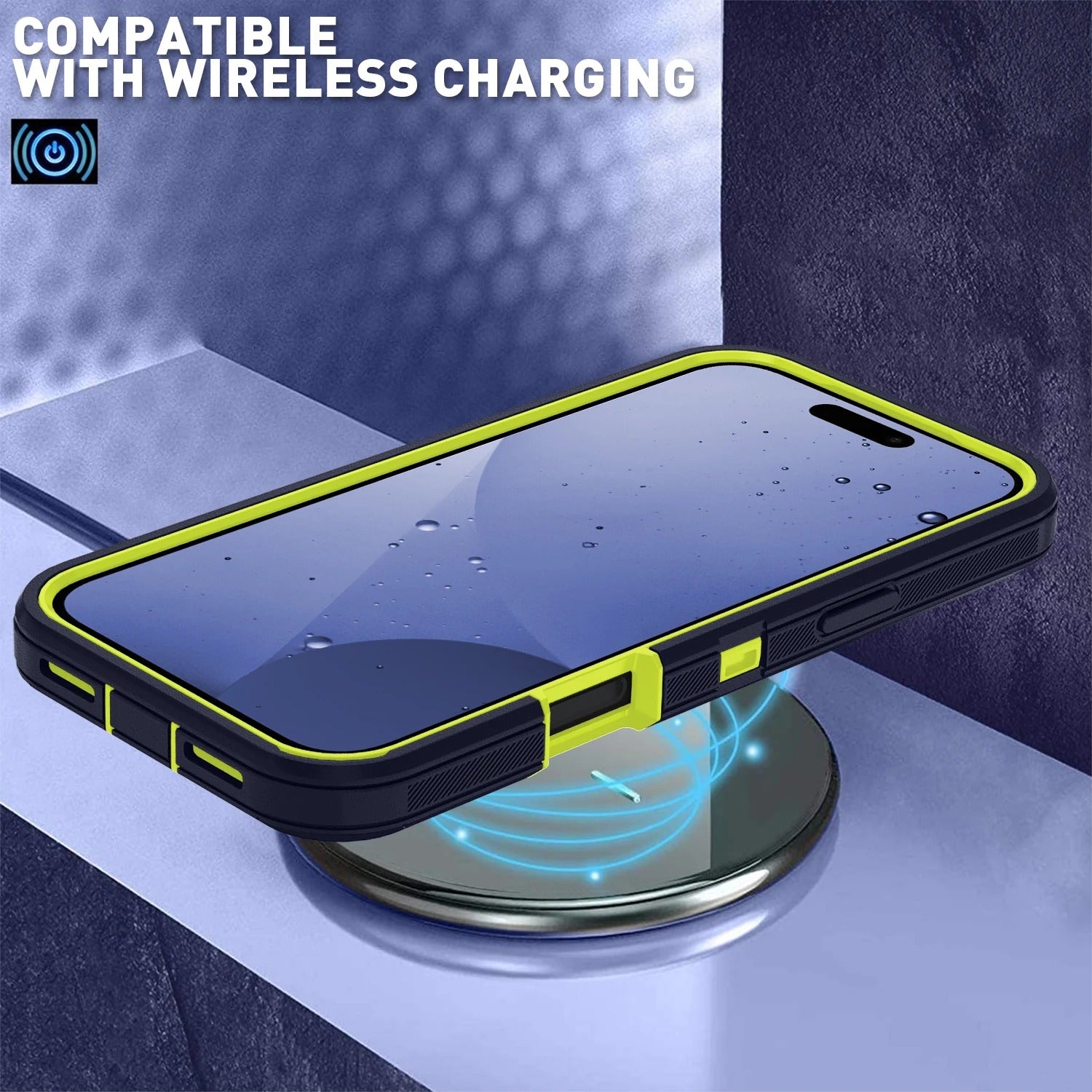 Rugged iPhone Case — MagSafe Armor Shockproof PC+TPU Defender Cover with Impact-Resistant Anti-Slip Durable Protection