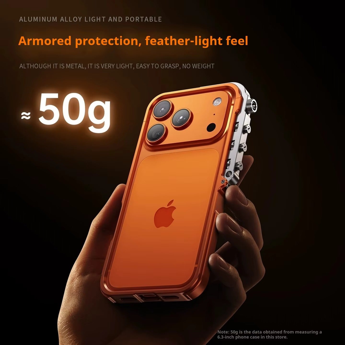 Rugged iPhone Case — Magnetic Aluminum Alloy Cyberpunk Bumper with Heat-Dissipation Design, Shockproof Anti-Scratch Non-Slip Frame & Lightweight Silicone Lining