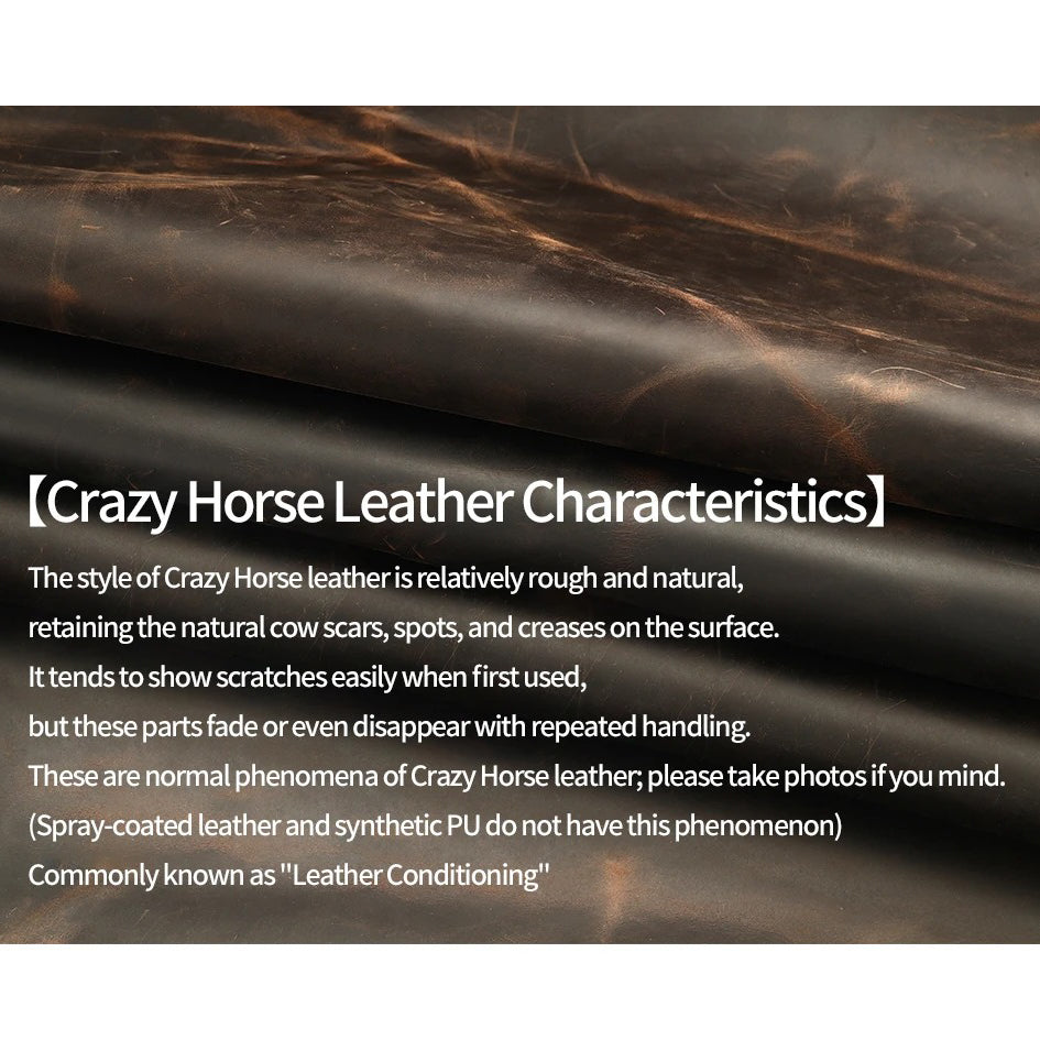 Luxury iPhone Case — Genuine Pull-Up Leather MagSafe Cover with Handcrafted Design, Shockproof Protection and Strong Magnetic Back Finish