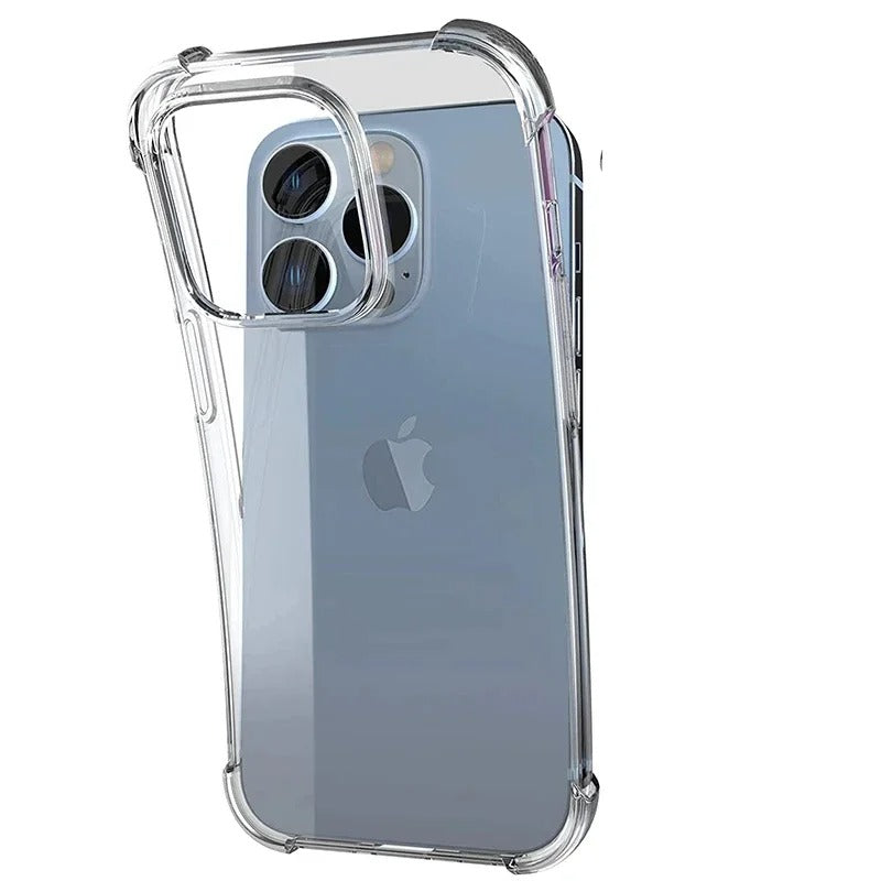 Ultra-Thin iPhone Case — Clear Silicone Full Coverage, Anti-Fingerprint, Anti-Scratch, Dustproof, Lightweight, Waterproof, Non-Slip Back Cover