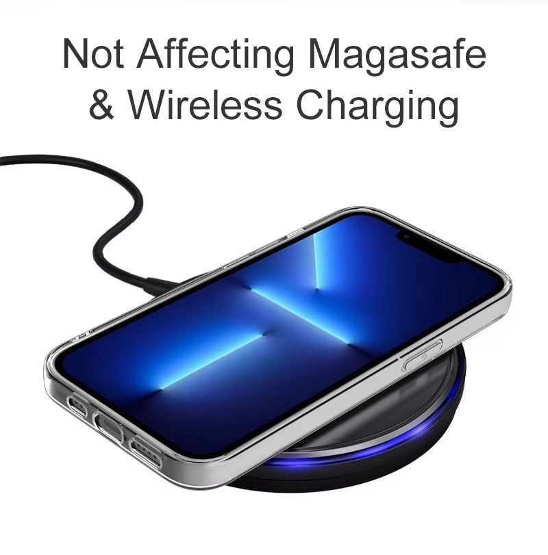 Ultra-Thin iPhone Case — Clear Silicone Full Coverage, Anti-Fingerprint, Anti-Scratch, Dustproof, Lightweight, Waterproof, Non-Slip Back Cover