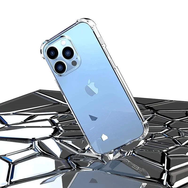 Ultra-Thin iPhone Case — Clear Silicone Full Coverage, Anti-Fingerprint, Anti-Scratch, Dustproof, Lightweight, Waterproof, Non-Slip Back Cover