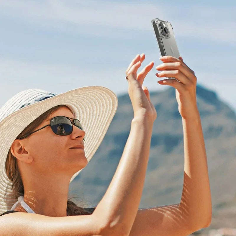 Ultra-Thin iPhone Case — Clear Silicone Full Coverage, Anti-Fingerprint, Anti-Scratch, Dustproof, Lightweight, Waterproof, Non-Slip Back Cover