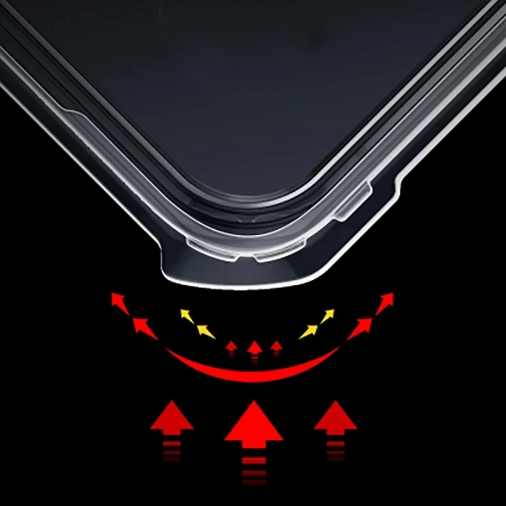 Shockproof Magnetic Clear iPhone Case — Acrylic + TPU Hybrid Back Cover with Anti-Fingerprint Grip and Camera Protection