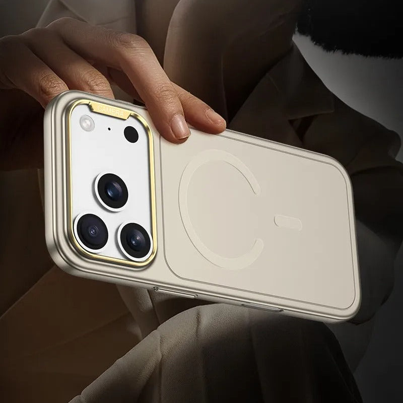 Ultra-Slim iPhone Case — AG Frosted Matte Magnetic Cover with MagSafe Support, Shockproof Anti-Fingerprint Lightweight Design & Soft Half-Wrapped Protection