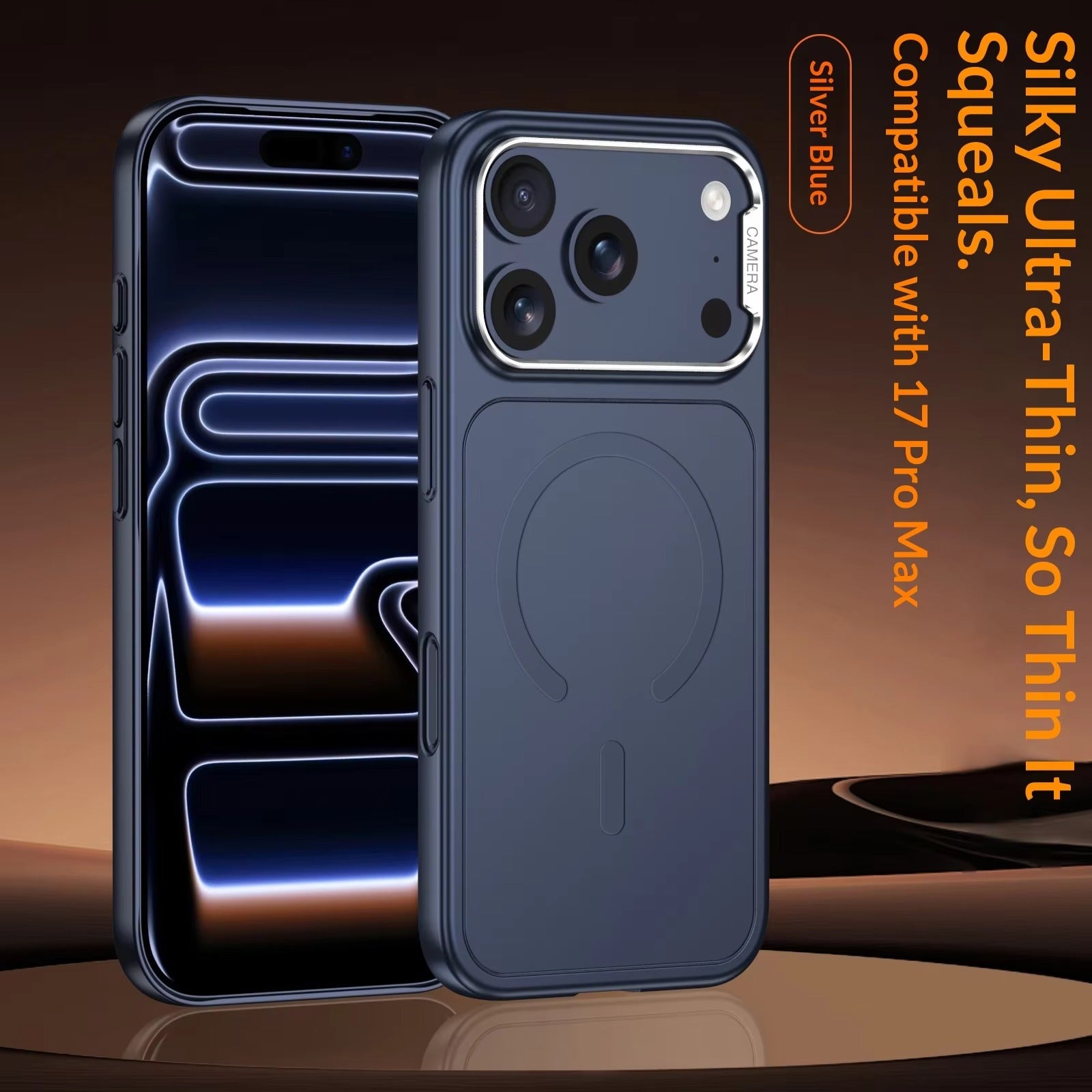 Ultra-Slim iPhone Case — AG Frosted Matte Magnetic Cover with MagSafe Support, Shockproof Anti-Fingerprint Lightweight Design & Soft Half-Wrapped Protection