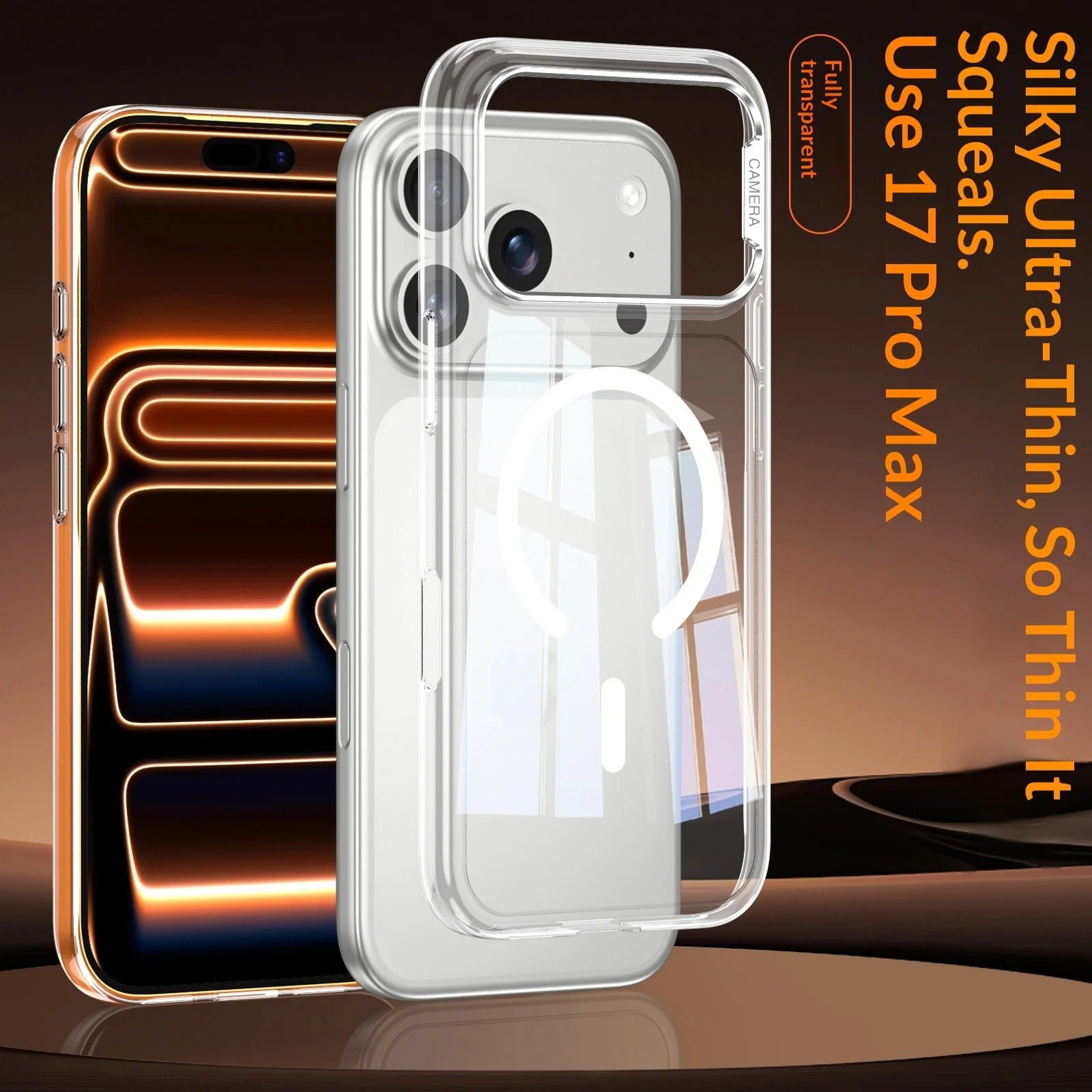 Ultra-Slim iPhone Case — AG Frosted Matte Magnetic Cover with MagSafe Support, Shockproof Anti-Fingerprint Lightweight Design & Soft Half-Wrapped Protection