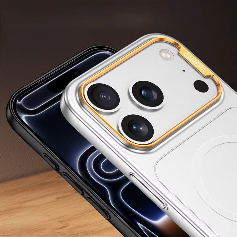 Ultra-Slim iPhone Case — AG Frosted Matte Magnetic Cover with MagSafe Support, Shockproof Anti-Fingerprint Lightweight Design & Soft Half-Wrapped Protection