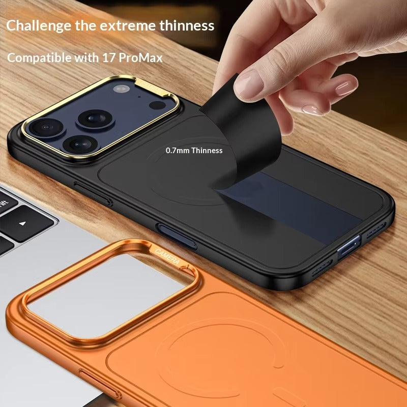 Ultra-Slim iPhone Case — AG Frosted Matte Magnetic Cover with MagSafe Support, Shockproof Anti-Fingerprint Lightweight Design & Soft Half-Wrapped Protection