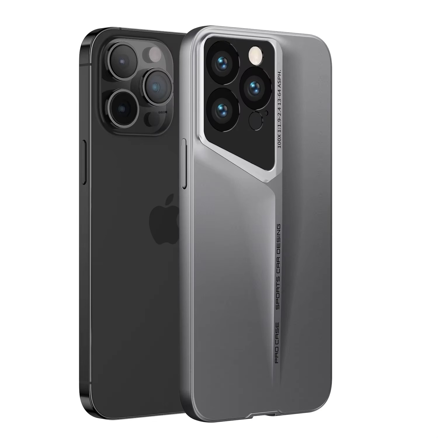 Ultra-Slim iPhone Case — Matte Blade-Texture Hard PC Cover with Frosted Lens Protection, Magnetic Lightweight Non-Slip Design & Drop-Proof Ultra-Thin Profile