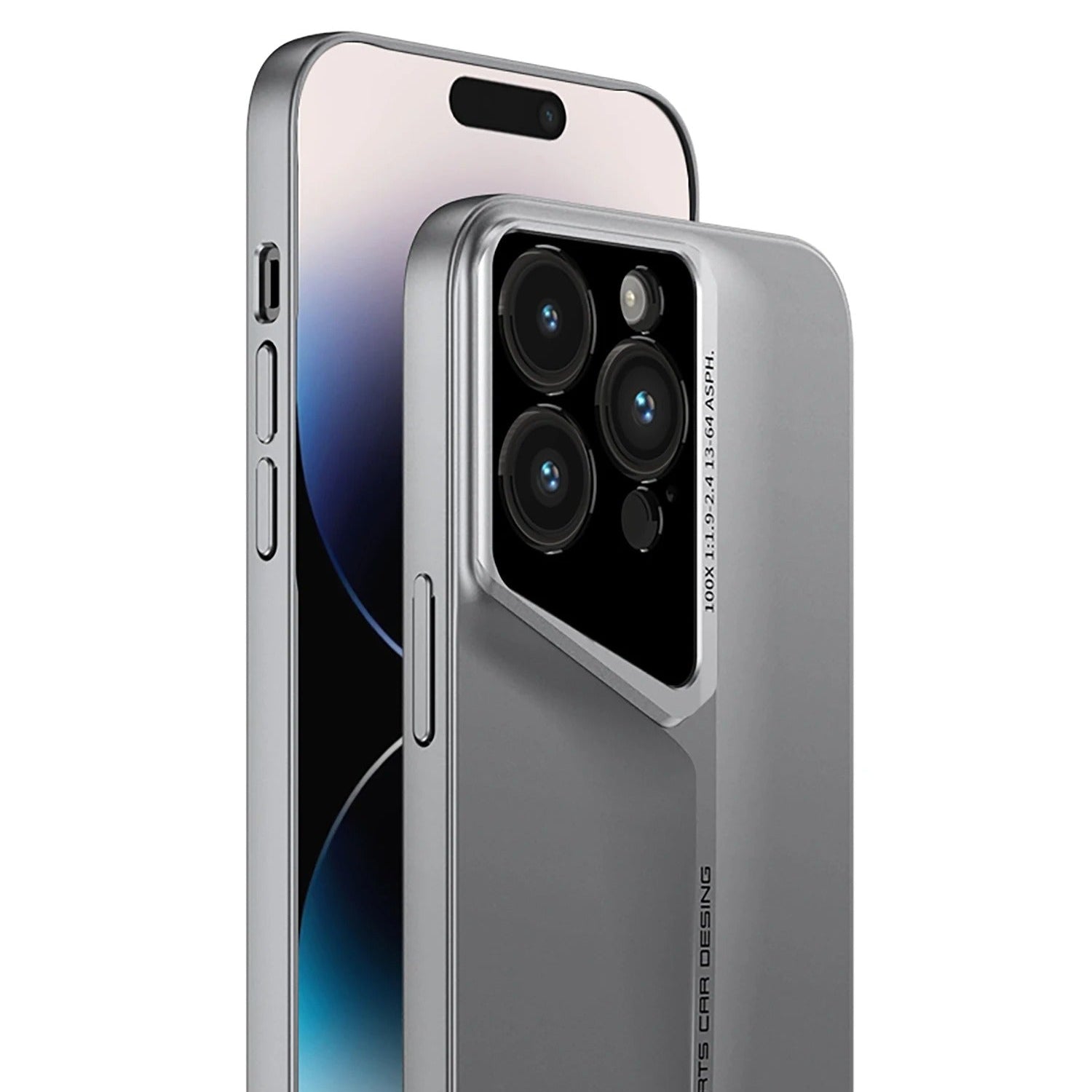 Ultra-Slim iPhone Case — Matte Hard PC Shockproof Cover with Frosted Lens Protection, Anti-Fingerprint Anti-Scratch Non-Slip Design