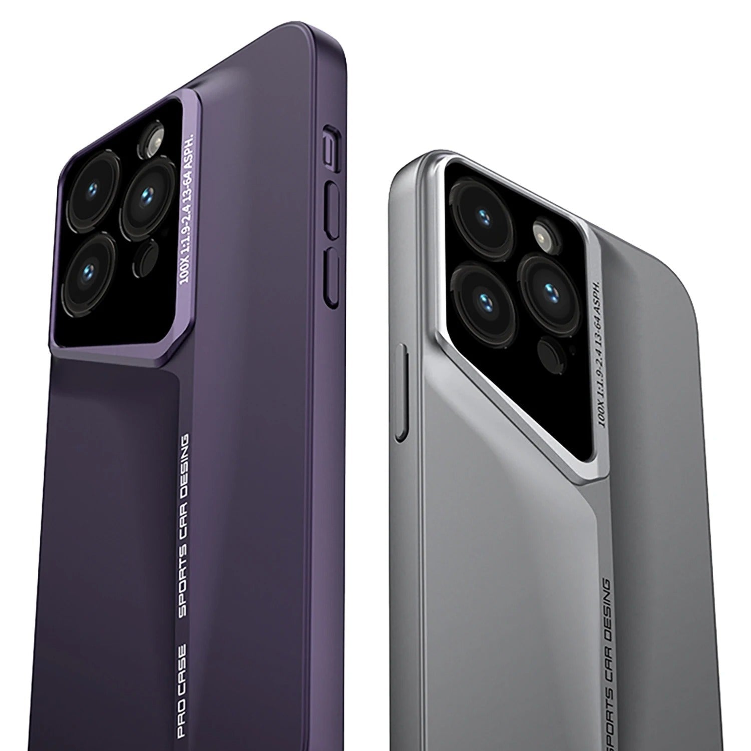 Ultra-Slim iPhone Case — Matte Hard PC Shockproof Cover with Frosted Lens Protection, Anti-Fingerprint Anti-Scratch Non-Slip Design