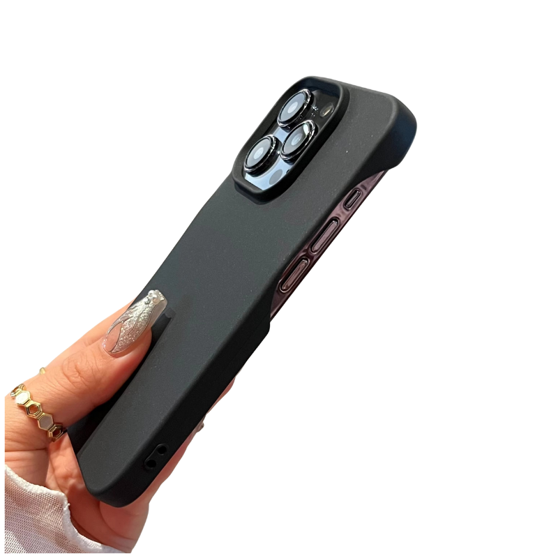 Ultra-Slim iPhone Case — Soft Silicone Pure-Color Matte Cover with Lightweight Shockproof TPU Design and Anti-Fingerprint Non-Slip Finish