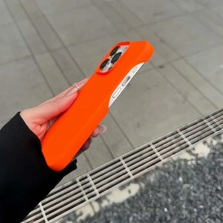 Ultra-Slim iPhone Case — Soft Silicone Pure-Color Matte Cover with Lightweight Shockproof TPU Design and Anti-Fingerprint Non-Slip Finish