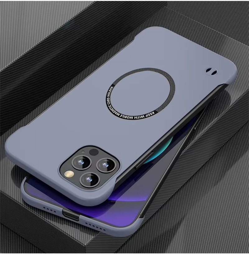 Ultra-Thin iPhone Case — MagSafe Compatible Magnetic Wireless-Charging, Shockproof Hard PC Cover, Anti-Fingerprint, Non-Slip, Lightweight Design