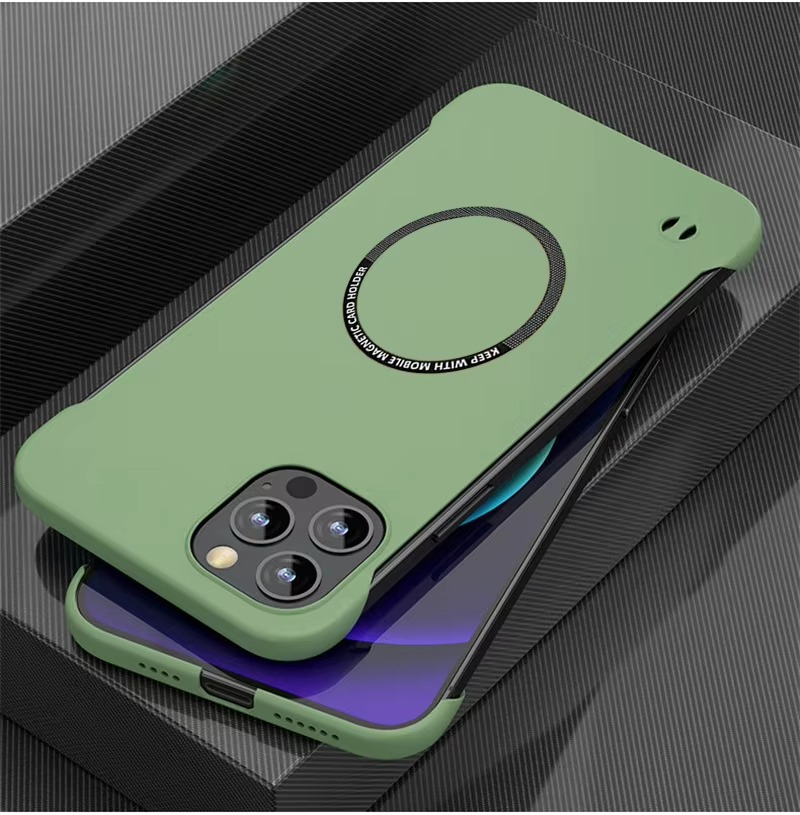 Ultra-Thin iPhone Case — MagSafe Compatible Magnetic Wireless-Charging, Shockproof Hard PC Cover, Anti-Fingerprint, Non-Slip, Lightweight Design