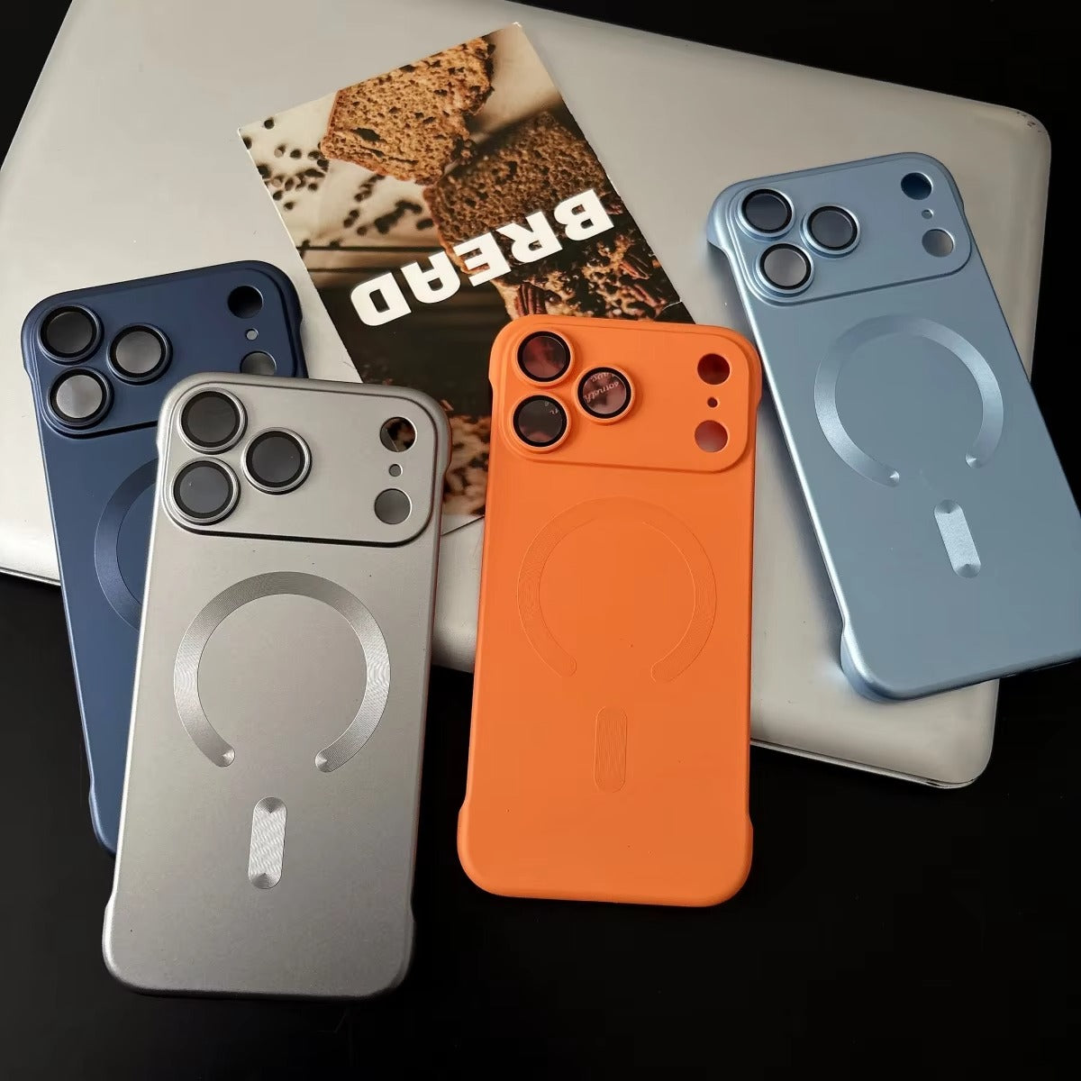 Ultra-Thin iPhone Case — PC Frameless Half-Wrapped Shockproof Cover, Anti-Fingerprint, Non-Slip, Lightweight Protective Design