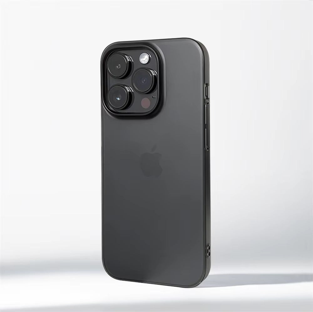 Ultra-Thin iPhone Matte Translucent Case — Silky Skin Slim Hard Cover, Lightweight Shockproof Design, Anti-Fingerprint Scratch-Resistant Clear Finish