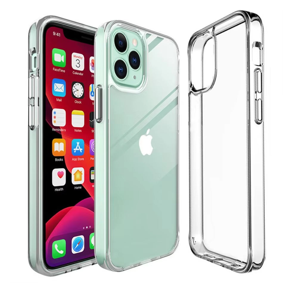Ultra-Thin iPhone Case — Clear Silicone Full Coverage, Anti-Fingerprint, Anti-Scratch, Dustproof, Lightweight, Waterproof, Non-Slip Back Cover